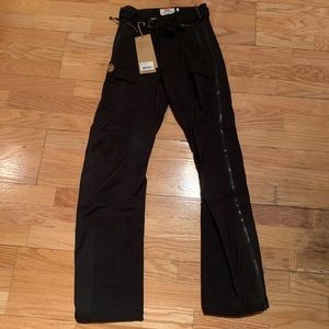 NWT Fjallraven Keb Eco-shell Trousers W black XXS